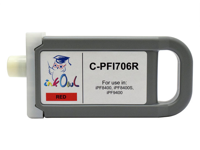 700ml Compatible Cartridge for CANON PFI-706R RED